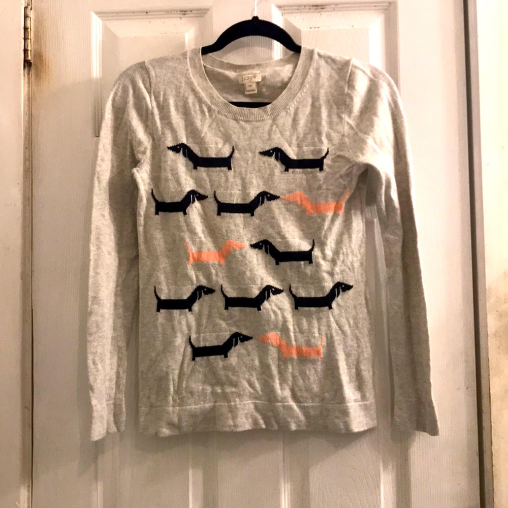 J. Crew Dachshund Sweater